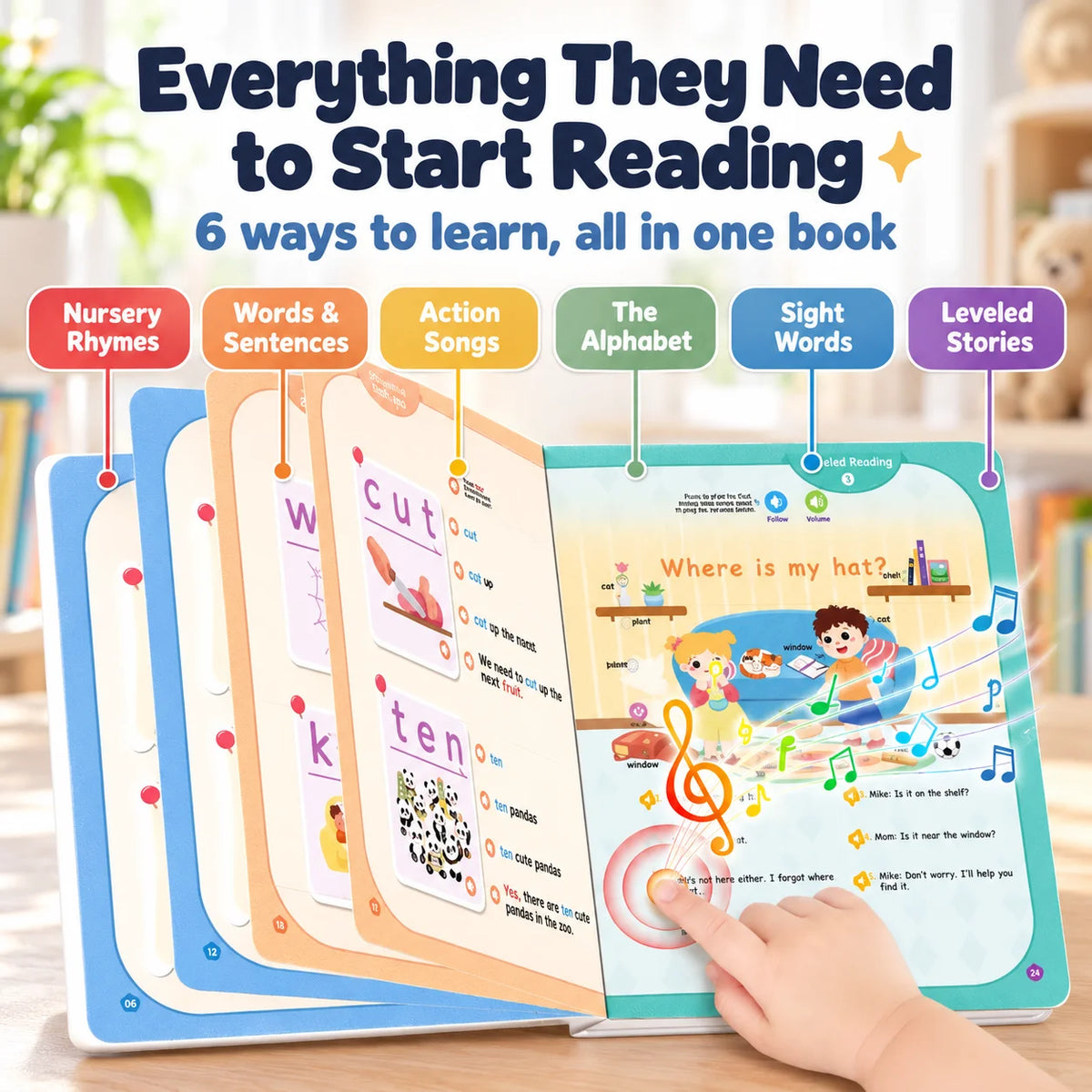 Lumi Learn™ Leveled Reading Sound Book